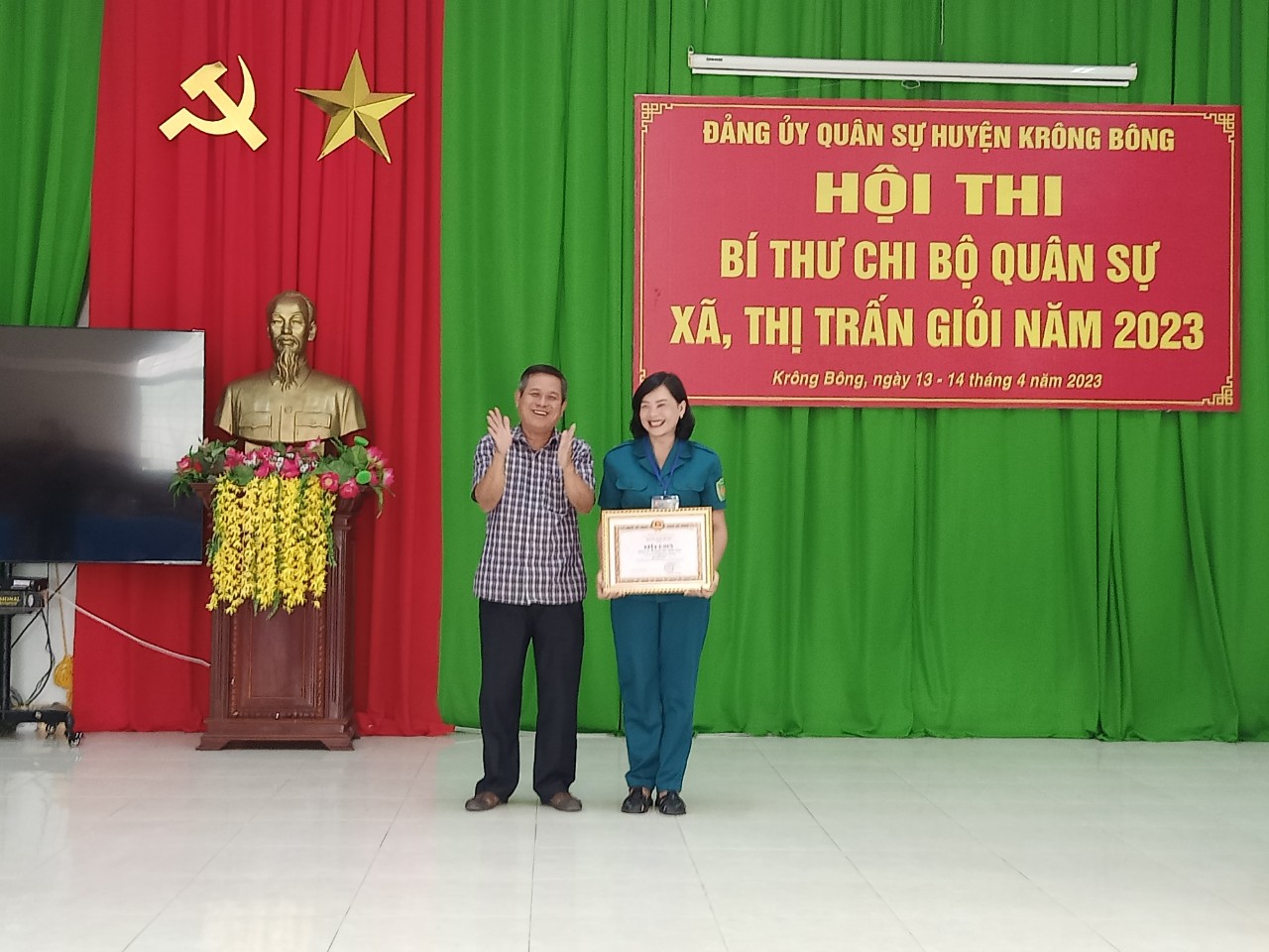 Hội thi Bí thư chi bộ quân sự xã, thị trấn giỏi năm 2023